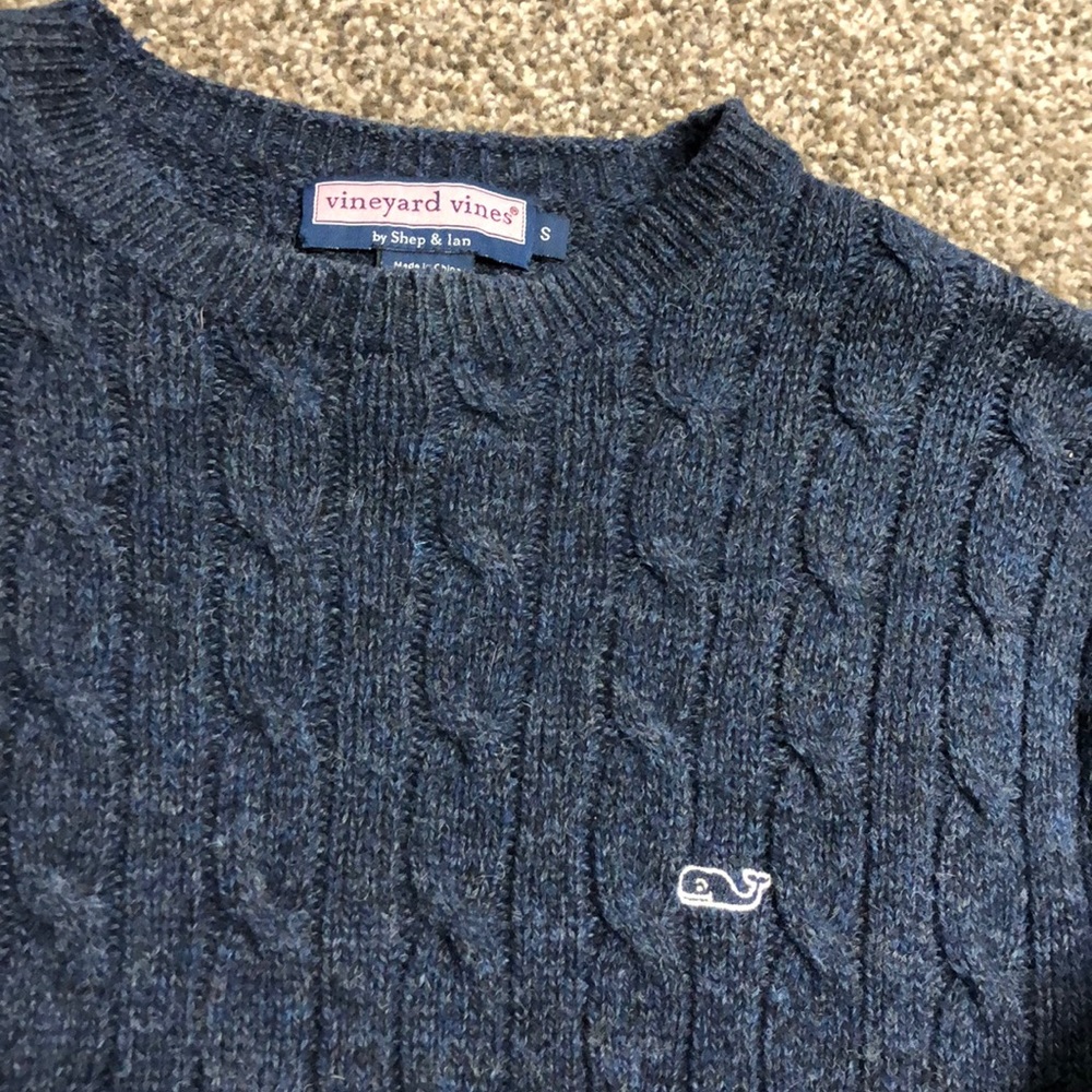 Vineyard Vines Men’s Cable Knit Sweater